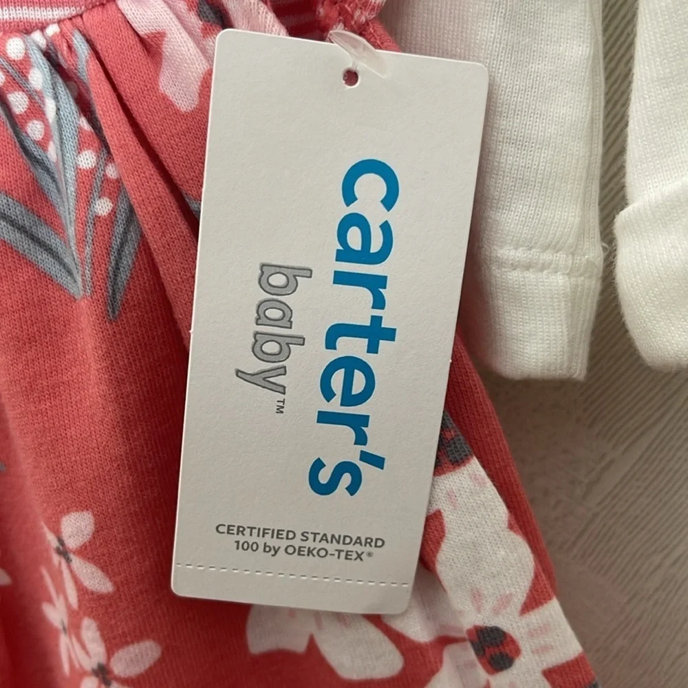 🆕 CARTERS 3 Month Girls Set NWT
